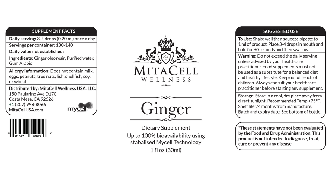 Ginger 90 Day Supply