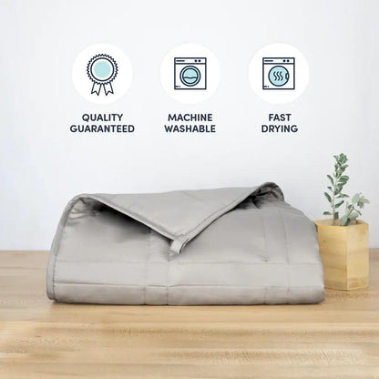 photo of a silver sage colored blanket 