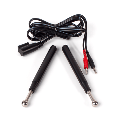 duo drumstick electrodes with free wire
