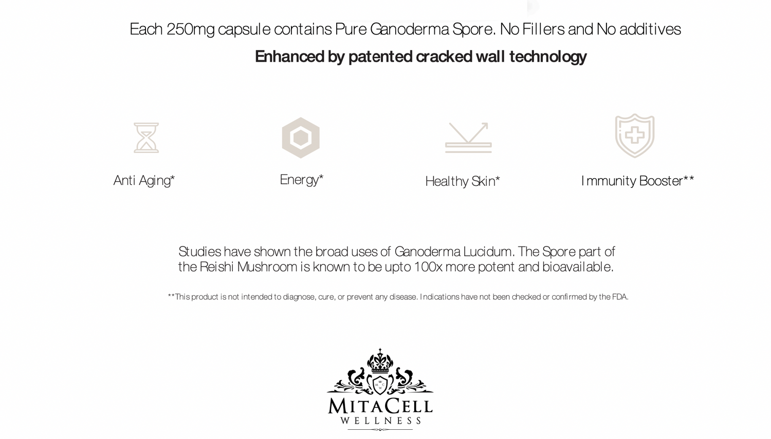 Ganoderma Lucidum Reishi Spore