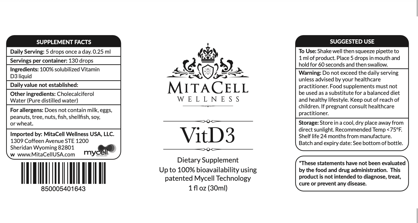 Vitamin D3 90 Day Supply