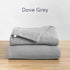 dove grey duvet