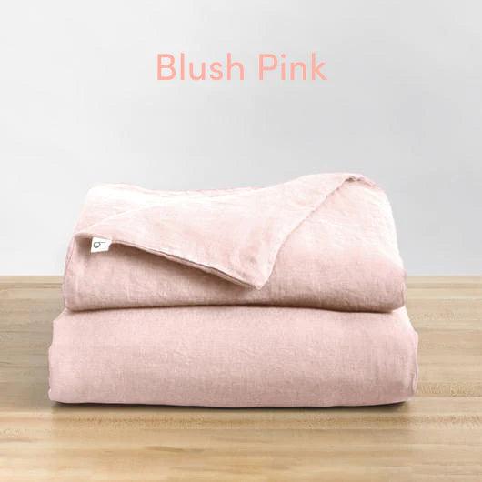 pink colored duvet